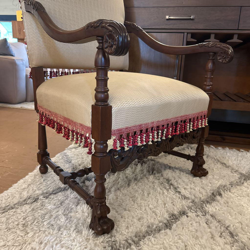 19th Century French Louis XIII Style Armchair U ACCENT CHAIRS