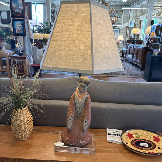 Chinese Pottery Base Lamp LAMPS