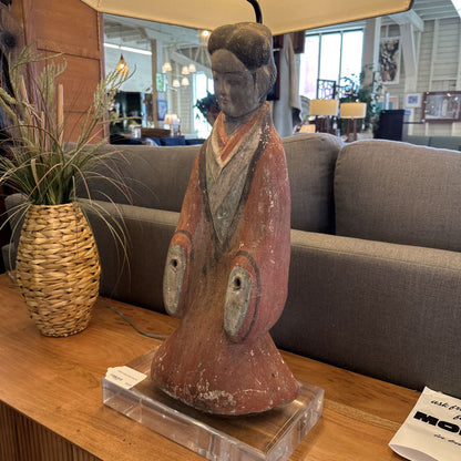 Chinese Pottery Base Lamp LAMPS