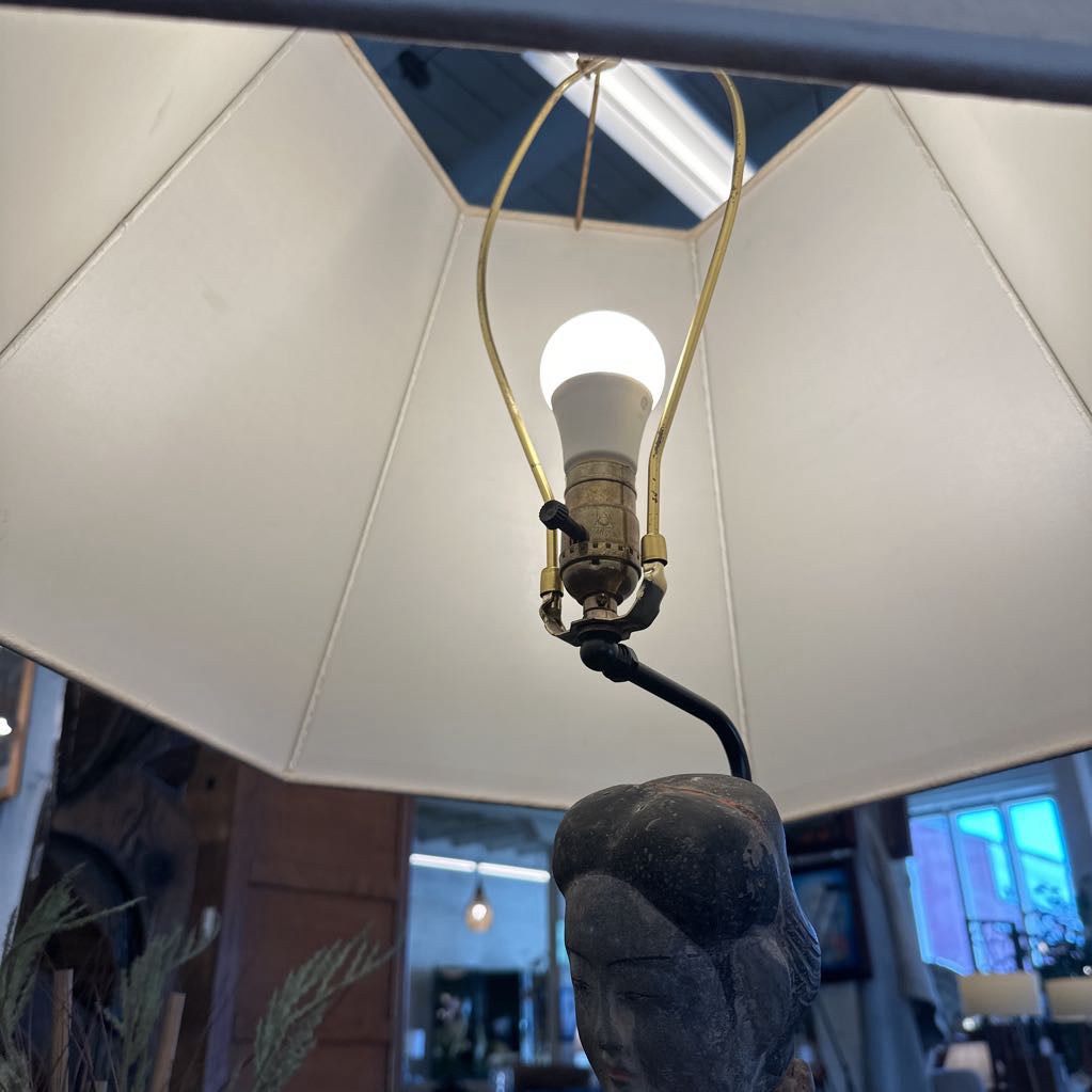 Chinese Pottery Base Lamp LAMPS