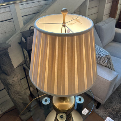 Vintage Urn-Style Brass Lamp LAMPS