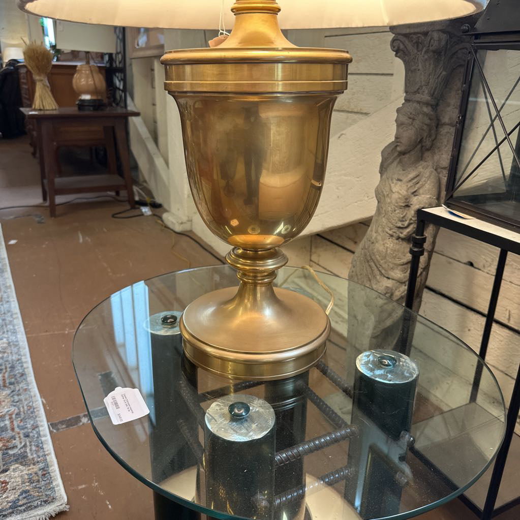 Vintage Urn-Style Brass Lamp LAMPS
