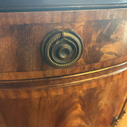Federal Style Mahogany Demilune Console C CONSOLE TABLES