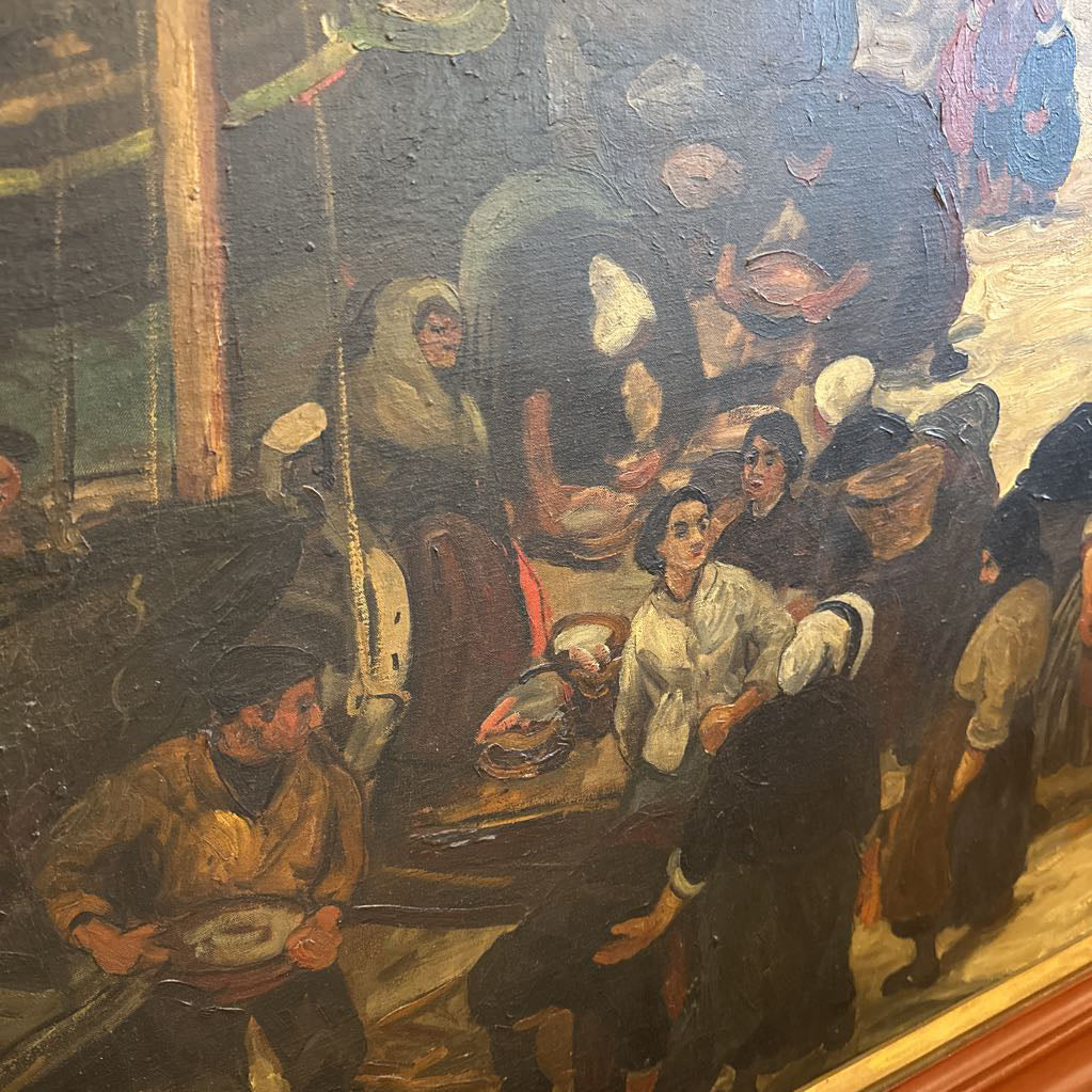 "Retour de peche a Etaples" by Gaston Balande ART