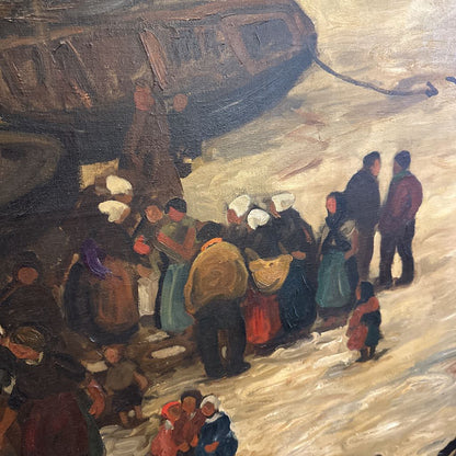 "Retour de peche a Etaples" by Gaston Balande ART