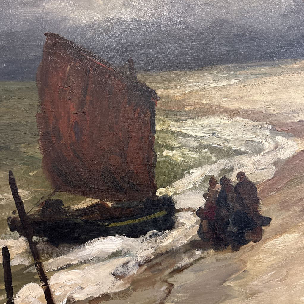 "Retour de peche a Etaples" by Gaston Balande ART