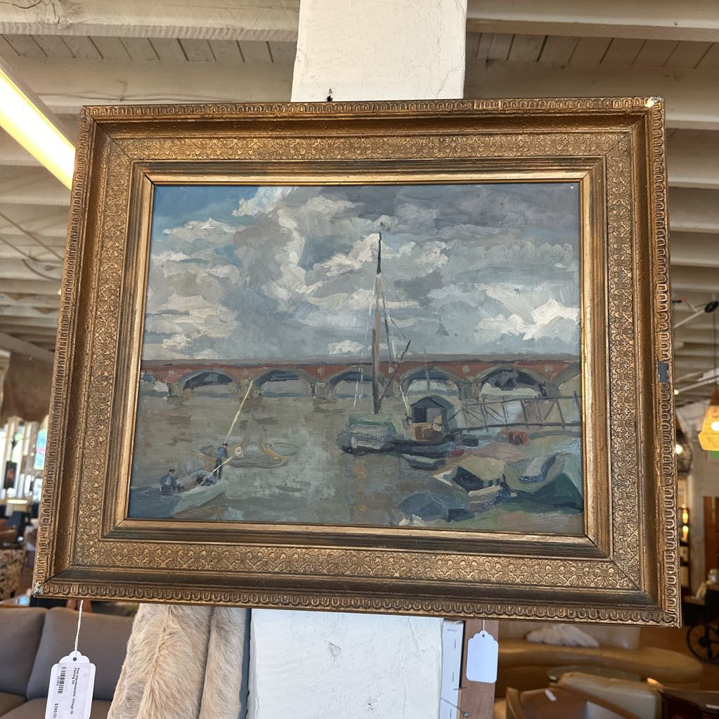 Post-Impressionistic Vintage Oil Painting