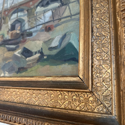 Post-Impressionistic Vintage Oil Painting