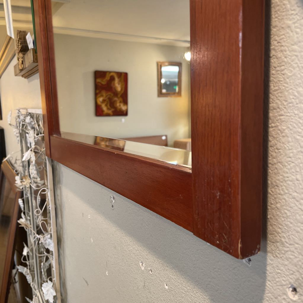 Beveled Mirror w/ Wood Frame C MIRRORS