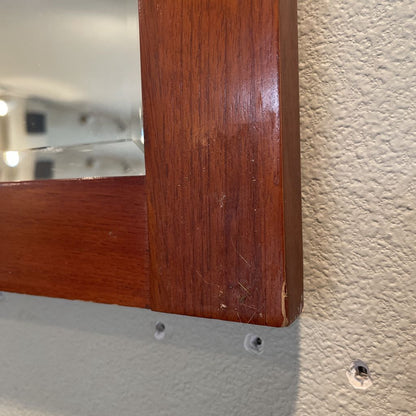 Beveled Mirror w/ Wood Frame C MIRRORS