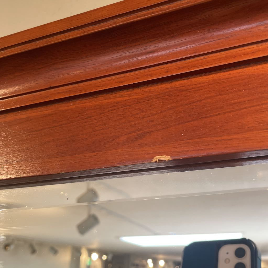 Beveled Mirror w/ Wood Frame C MIRRORS