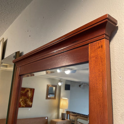 Beveled Mirror w/ Wood Frame C MIRRORS