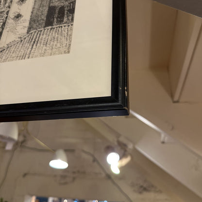 Large Architectural Lithograph ART
