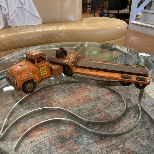State Hi-Way Dept Truck W/ Lowboy Trailer SMALLS