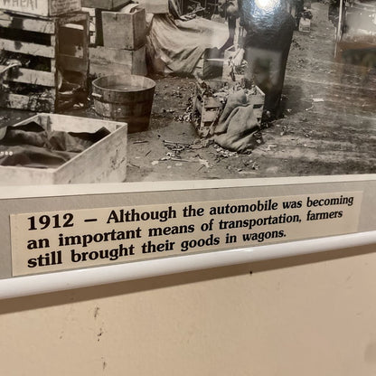 1912 Pike Place Market Produce Vendors B&W Photo