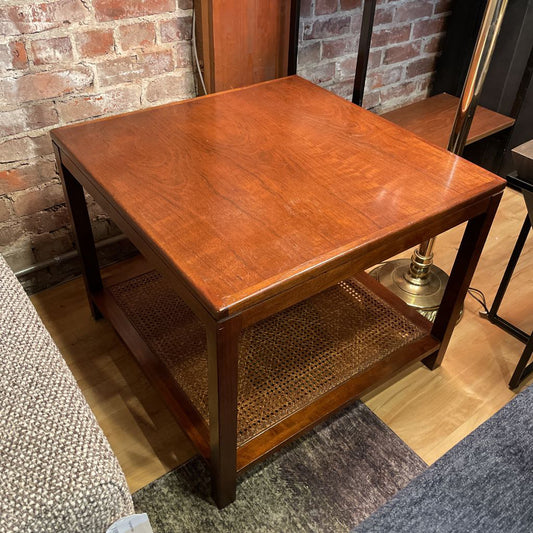 Square MC Rattan 2 Tier Side Table C SIDE TABLES