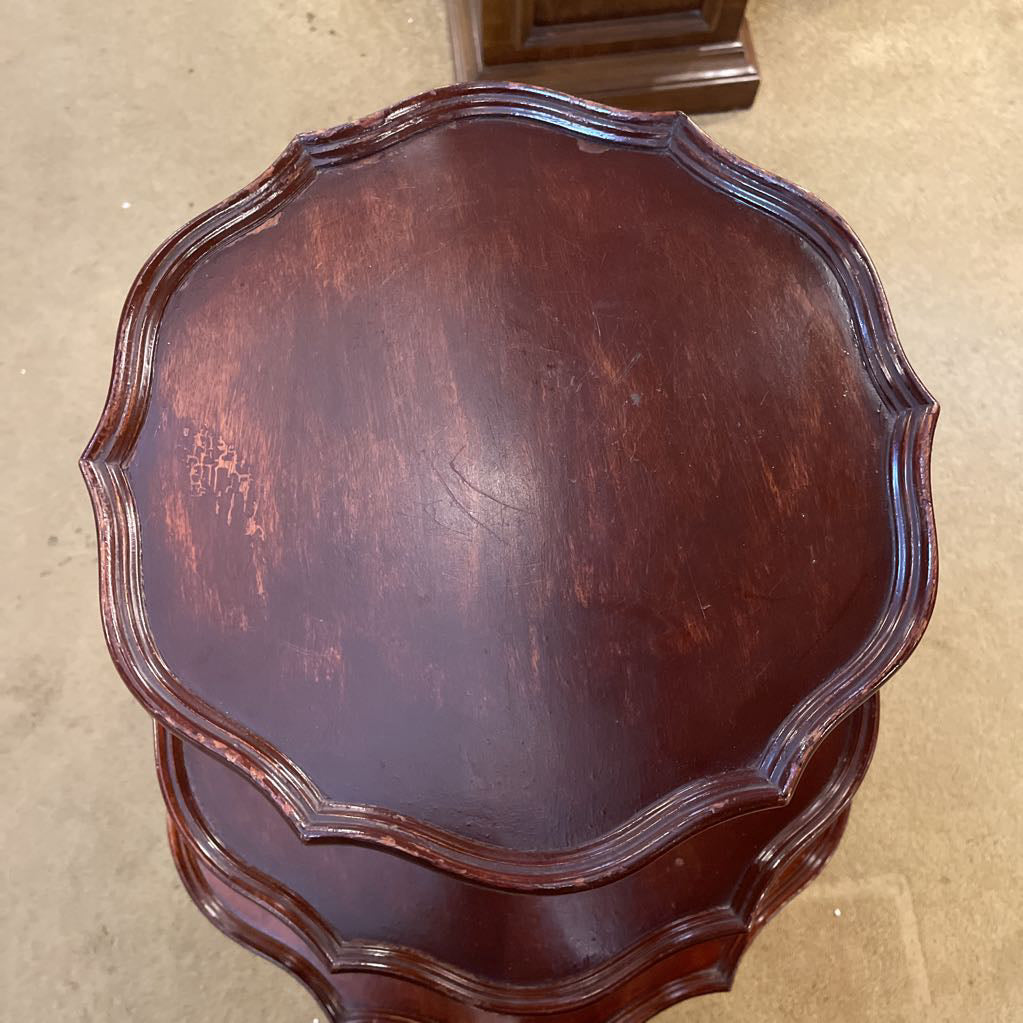 3 Tier Mahogany Side Table