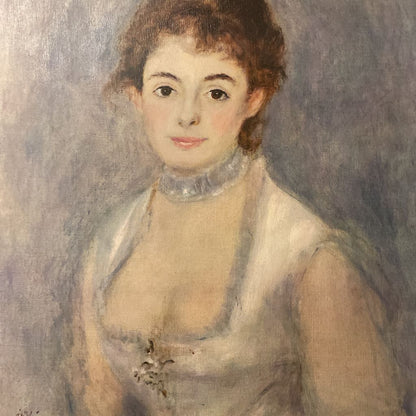 Renoir "Madame Henriot" in Blue Velvet Frame