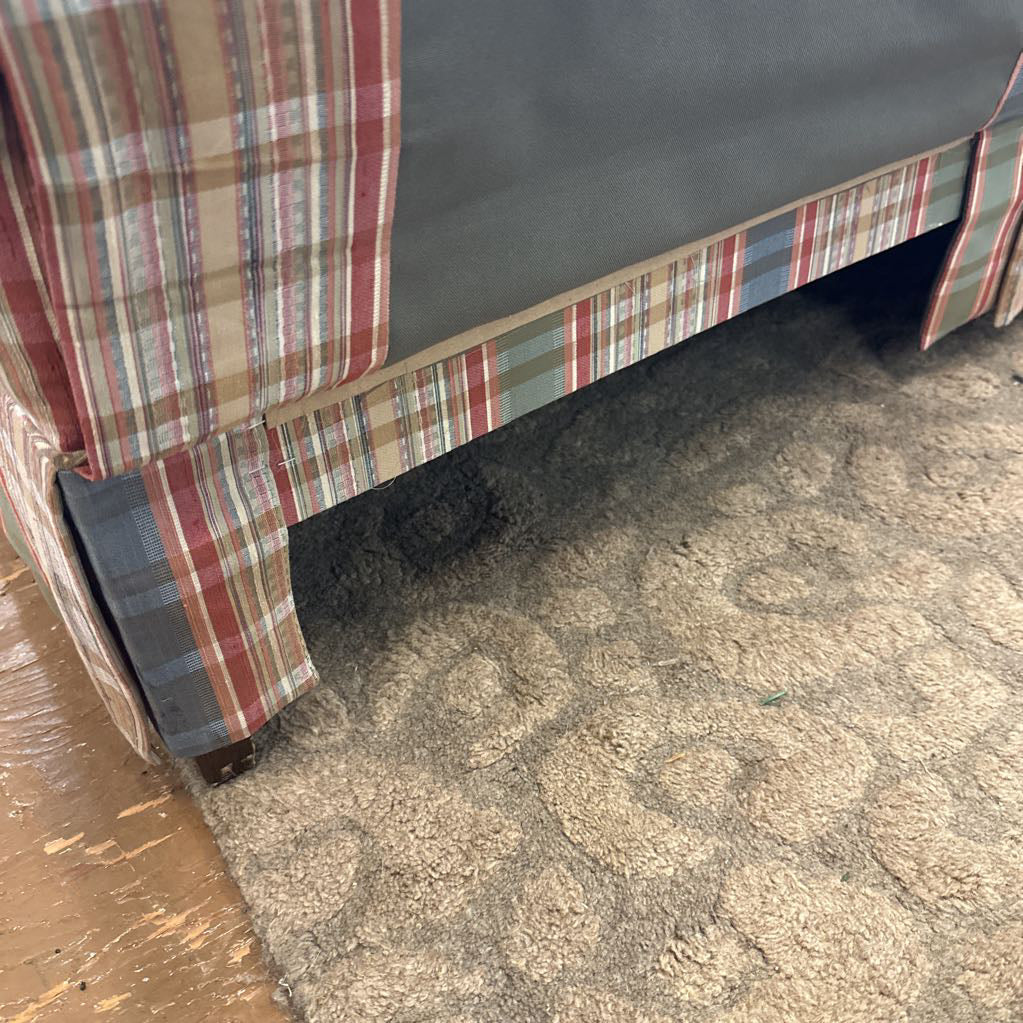 Funky Plaid Sofa U LOVESEATS