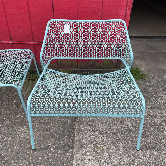 Blu Dot Light Blu Outdoor Chair