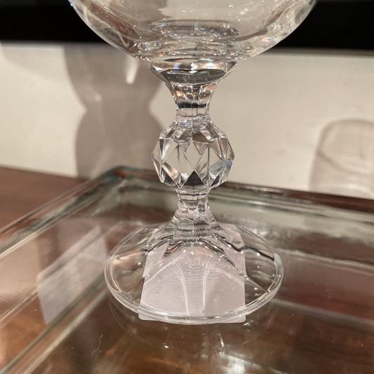 Mercedes Logo Pedestal Crystal Glass UNIQUE FINDS