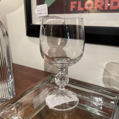 Mercedes Logo Pedestal Crystal Glass UNIQUE FINDS