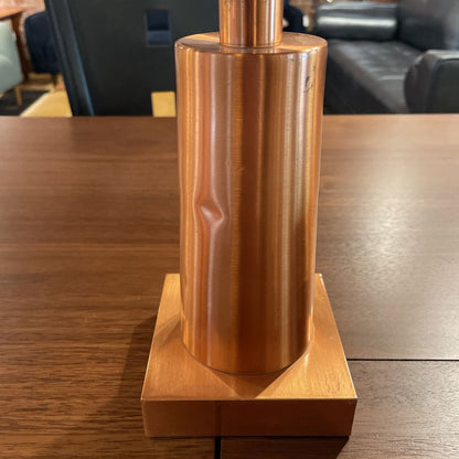 Copper Deco-Inspired Candlestick SET OF 2--AS IS UNIQUE FINDS