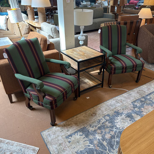 Stripped Upholstered Chairs U ACCENT CHAIRS