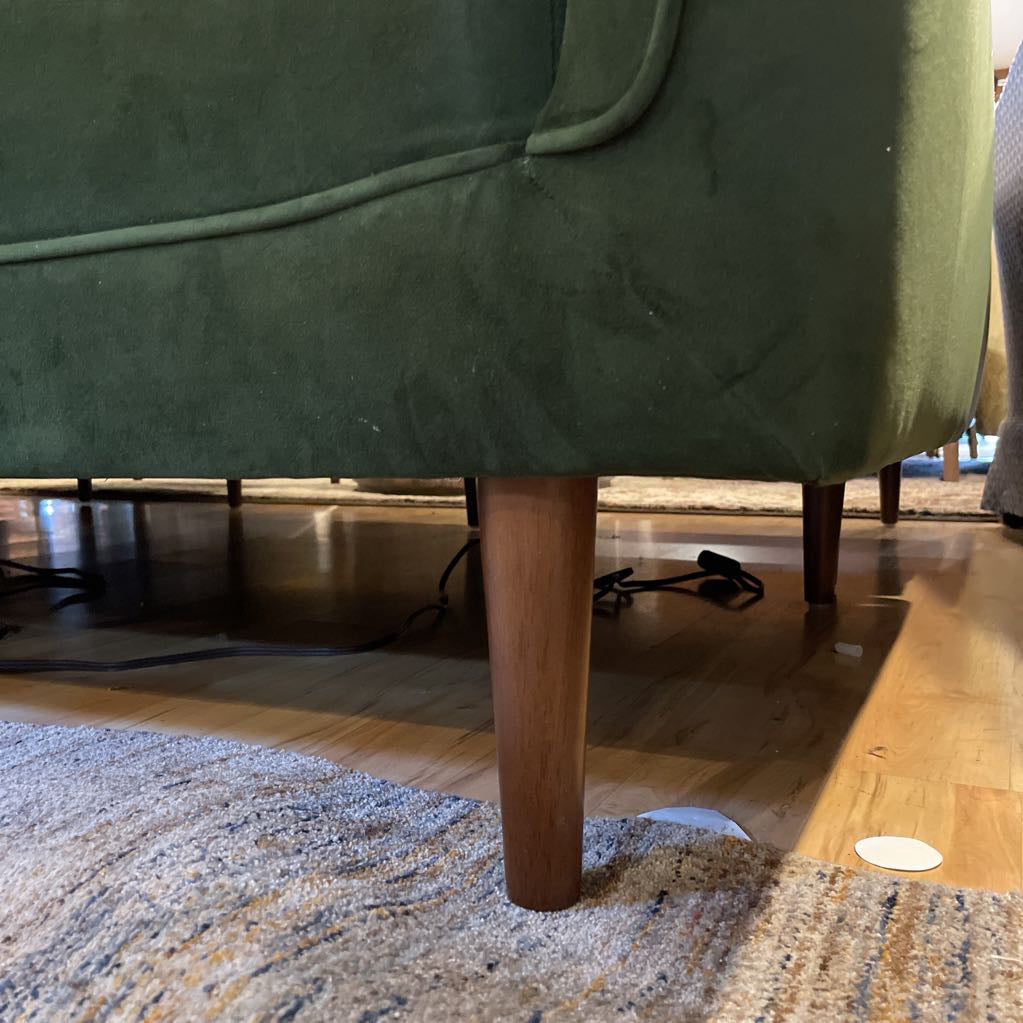 Egersund Moss Green LAF Chaise Sectional