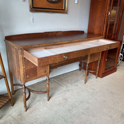 Mahogany Vintage Sideboard w/ Turned Legs