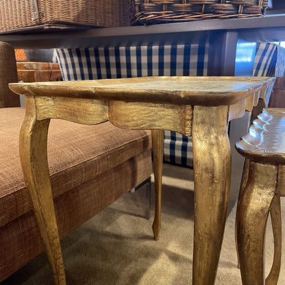 1960's Italian Golden Nesting Tables (set of 3)