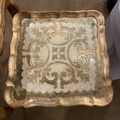 1960's Italian Golden Nesting Tables (set of 3)