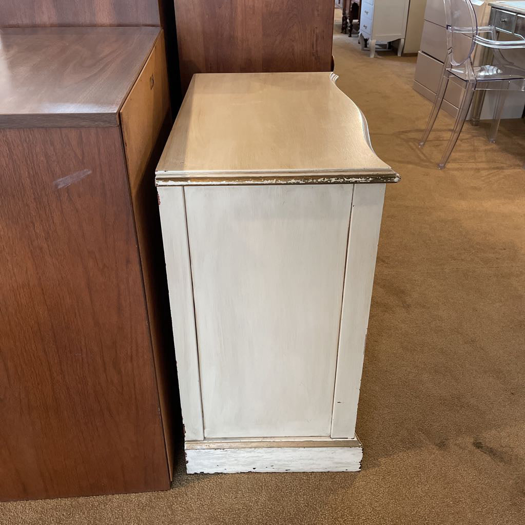 White Mahogany 4 Drawer Small Dresser C HIGHBOYS