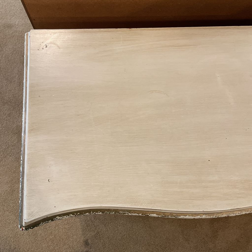White Mahogany 4 Drawer Small Dresser C HIGHBOYS