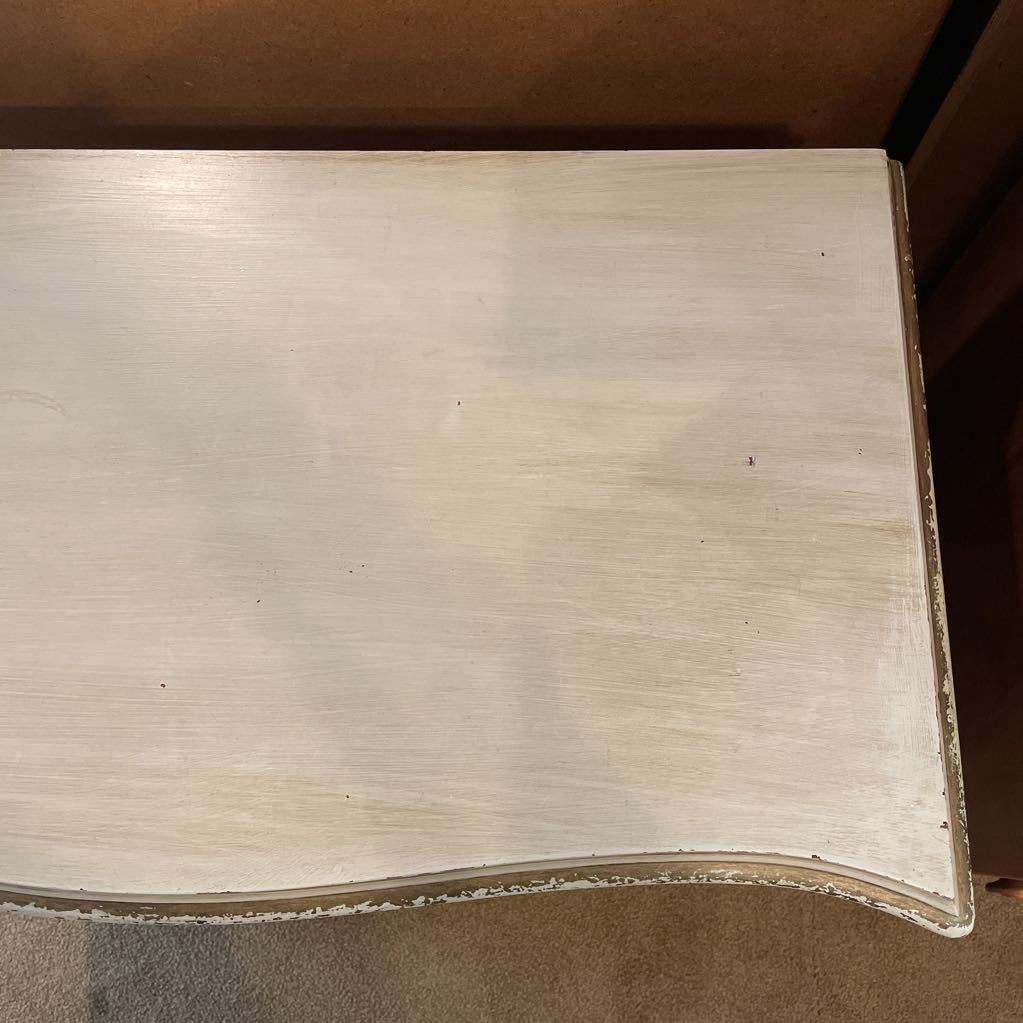 White Mahogany 4 Drawer Small Dresser C HIGHBOYS