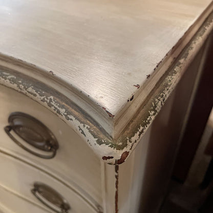 White Mahogany 4 Drawer Small Dresser C HIGHBOYS