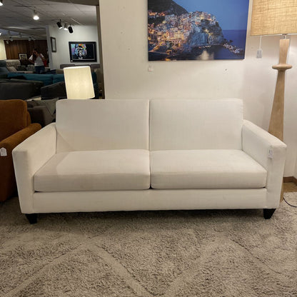 White 2 Seat Loveseat U LOVESEATS