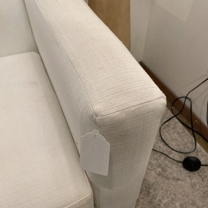 White 2 Seat Loveseat U LOVESEATS