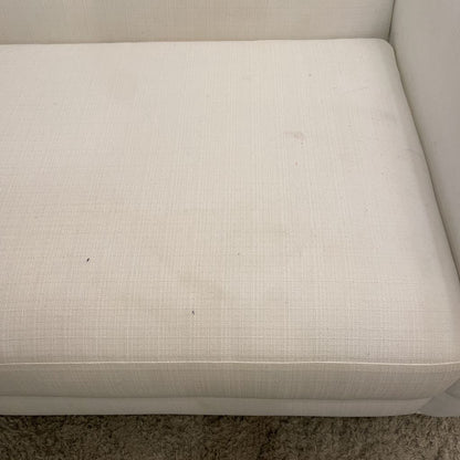White 2 Seat Loveseat U LOVESEATS