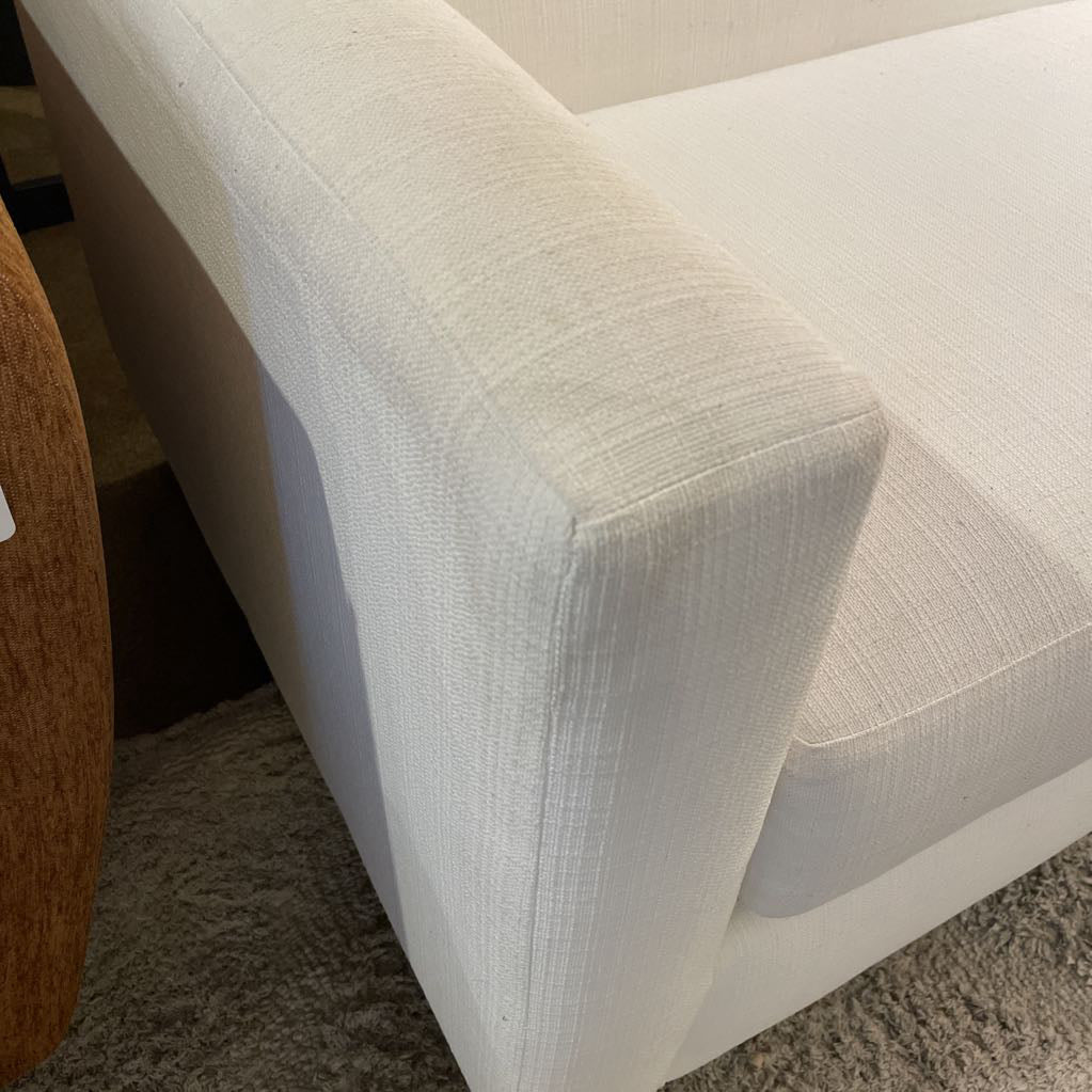 White 2 Seat Loveseat U LOVESEATS