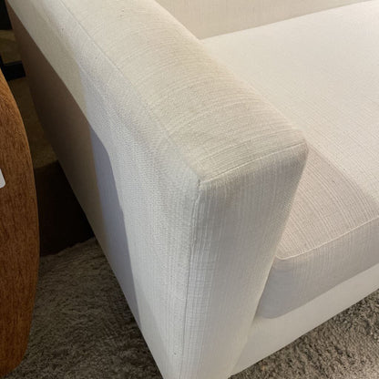 White 2 Seat Loveseat U LOVESEATS