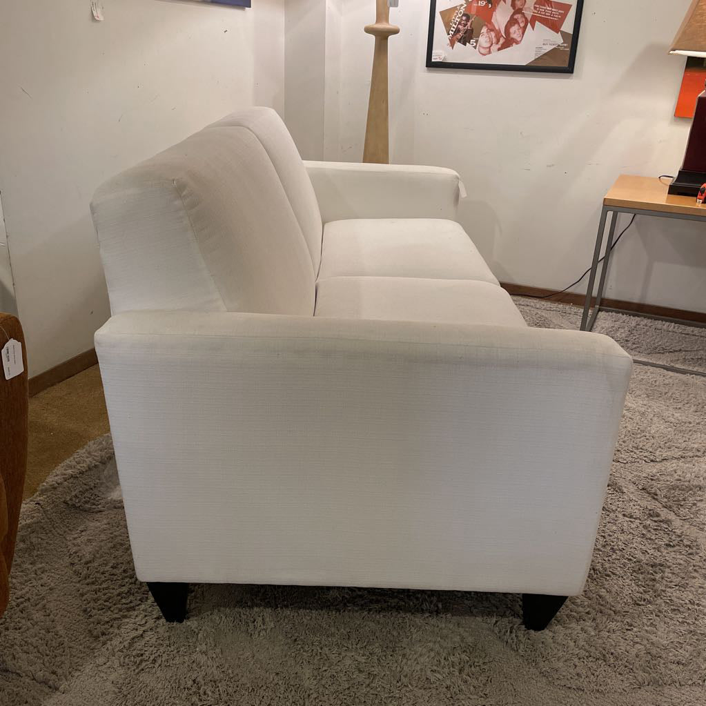 White 2 Seat Loveseat U LOVESEATS