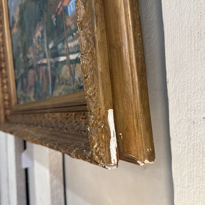 Renard "Mon Repos" Antique Oil Painting
