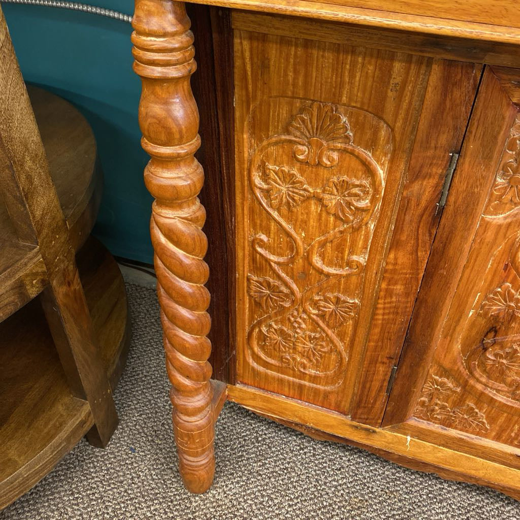 Carved Barley Twist Buffet C SIDEBOARDS