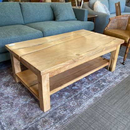 TROPICAL SALVAGE Live Edge Coffee Table C COFFEE TABLES