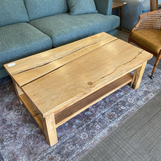TROPICAL SALVAGE Live Edge Coffee Table C COFFEE TABLES