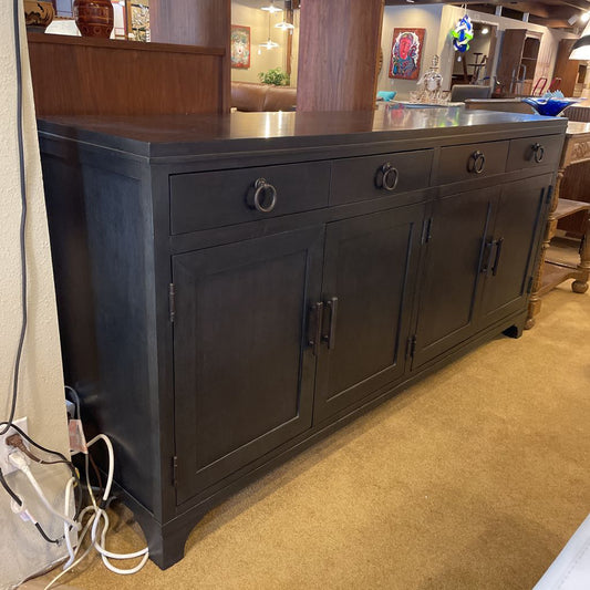 Ebony Lexington Newport Bayside 4 Door Credenza C CABINETS