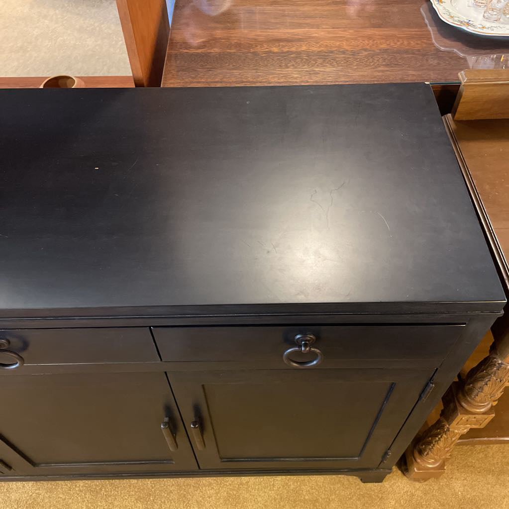 Ebony Lexington Newport Bayside 4 Door Credenza C CABINETS
