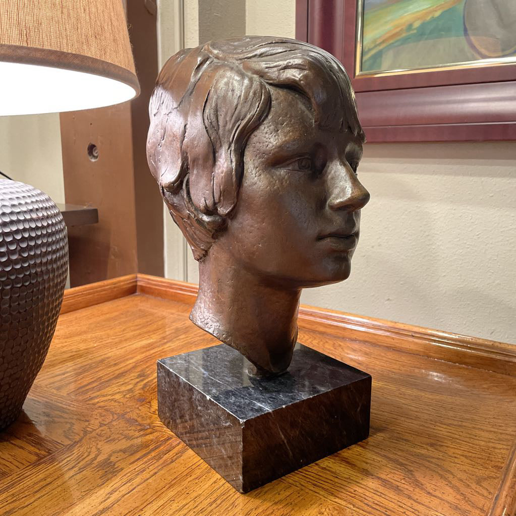 Cast Bronze Head of Althea UNIQUE FINDS