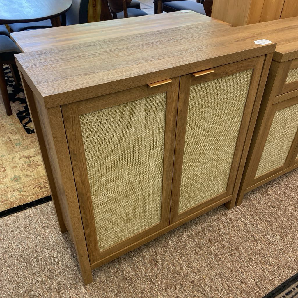 Woven Rattan Two Door Cabinet C CABINETS